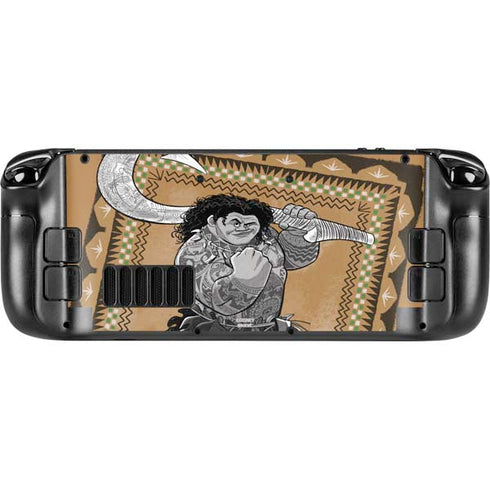 Disney Moana Maui Portrait Steam Deck Handheld Gaming Computer Skin